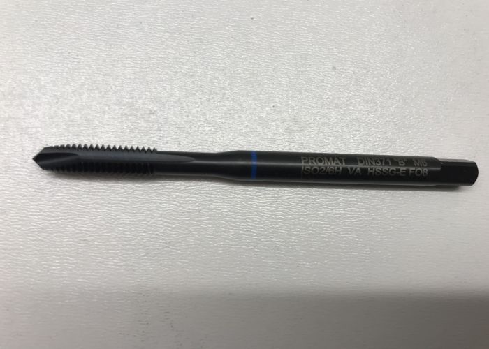 PROMAT VA Maschinen-Gewindebohrer DIN371 B VA M6 x 1 mm HSS-Co nitriert u.vapor. PROMAT VA Maschinen-Gewindebohrer DIN371 B VA M6 x 1 mm HSS-Co nitriert u.vapor.