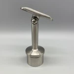 Handlaufstütze mit -GELENK- Edelstahl V2A, Handlaufträger 42 x 2