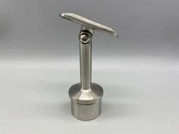 Handlaufstütze mit -GELENK- Edelstahl V2A, Handlaufträger 42 x 2