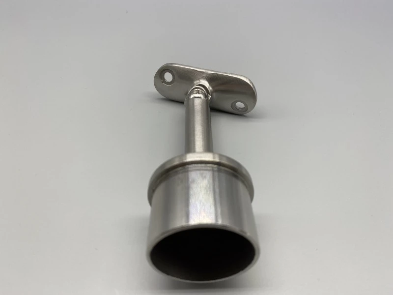 Handlaufstütze mit -GELENK- Edelstahl V2A, Handlaufträger 42 x 2