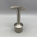 Handlaufstütze -STARR- Edelstahl V2A, Handlaufträger 42 x 2 90°