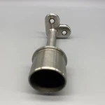 Handlaufstütze -STARR- Edelstahl V2A, Handlaufträger 42 x 2 90°