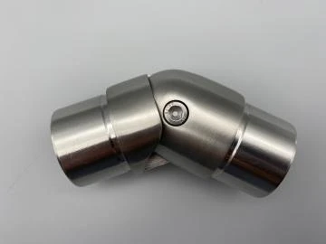 V2A Gelenkecke, Steckfitting 0° - 90° für Rohr 42,4 x 2