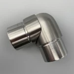 V2A Gelenkecke, Steckfitting 0° - 90° für Rohr 42,4 x 2