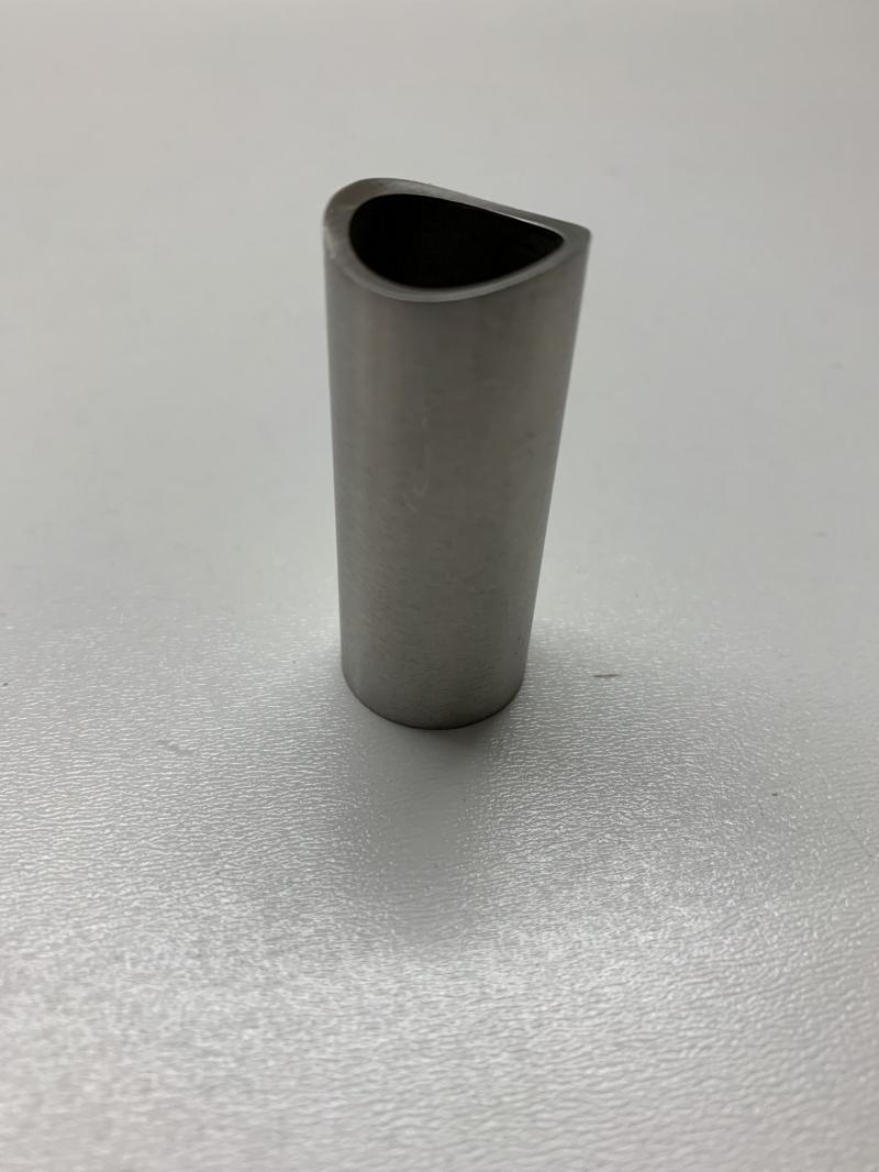 V2A Hülse - Distanzhülse für Rohr 42,4 mm 45 mm Länge