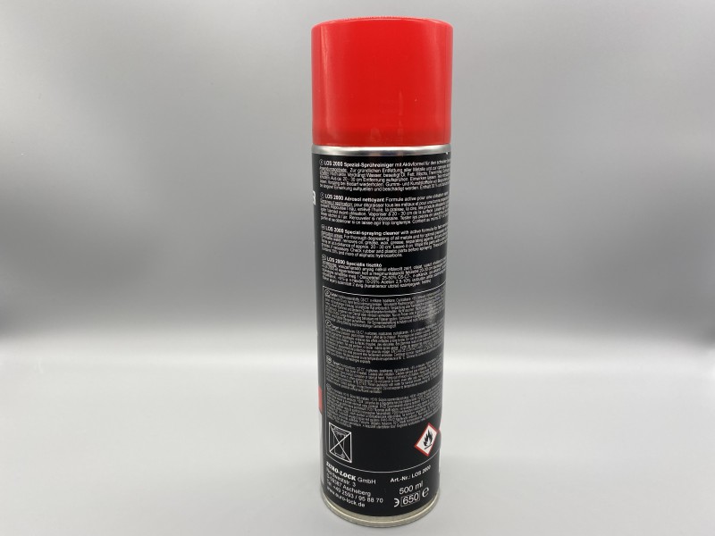 EURO-LOCK Edelstahl Kleber A63.80 50ml +  Oberflächenreiniger LOS2000 500ml