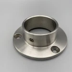 Edelstahl Steckfitting Wandflansch / Bodenflansch