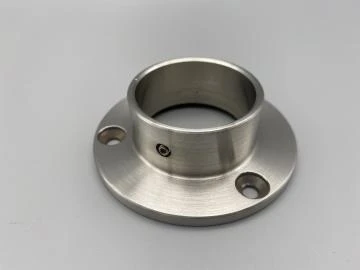 Edelstahl Steckfitting Wandflansch / Bodenflansch