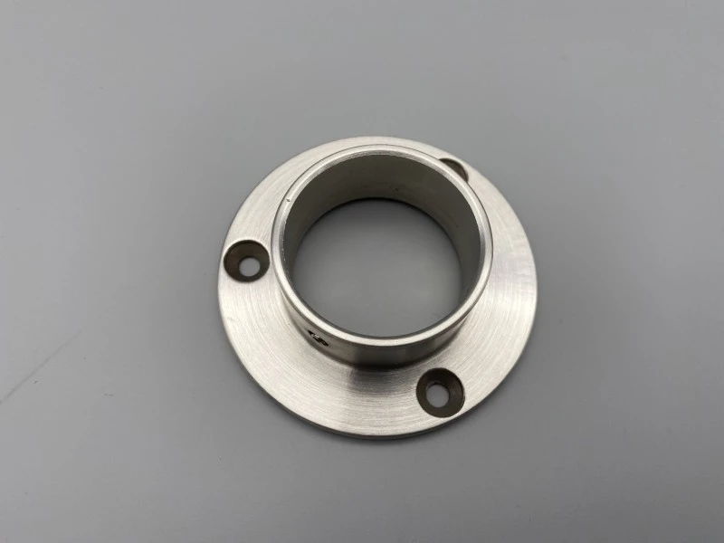 Edelstahl Steckfitting Wandflansch / Bodenflansch