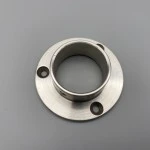 Edelstahl Steckfitting Wandflansch / Bodenflansch