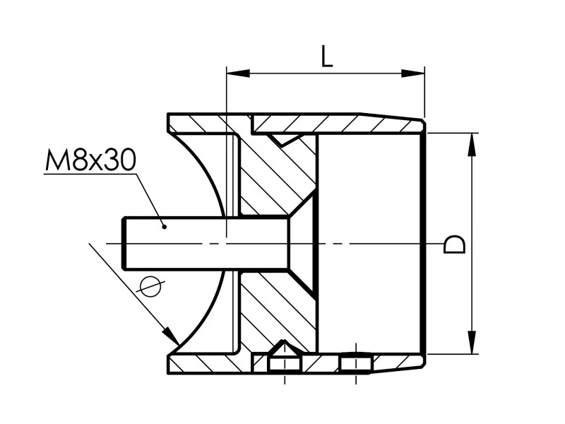 Edelstahl Adapter Ø42,4 Verbinder Rohranschluss
