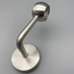 Handlaufhalter-Wand D = 33,7 Ronde D = 70 mit Kugelring für Rohr Ø42,4