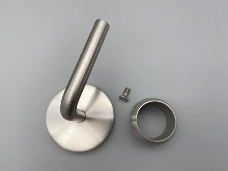 Handlaufhalter-Wand D = 33,7 Ronde D = 70 mit Kugelring für Rohr Ø42,4