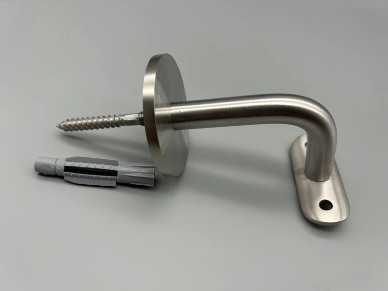 Handlaufhalter-Wand D = 42,4 Ronde D = 60 Anschraubplatte für Rohr Ø42,4