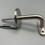 Handlaufhalter-Wand D = 42,4 Ronde D = 60 Anschraubplatte für Rohr Ø42,4