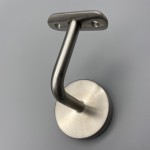 Handlaufhalter-Wand D = 42,4 Ronde D = 70 Anschraubplatte für Rohr Ø42,4