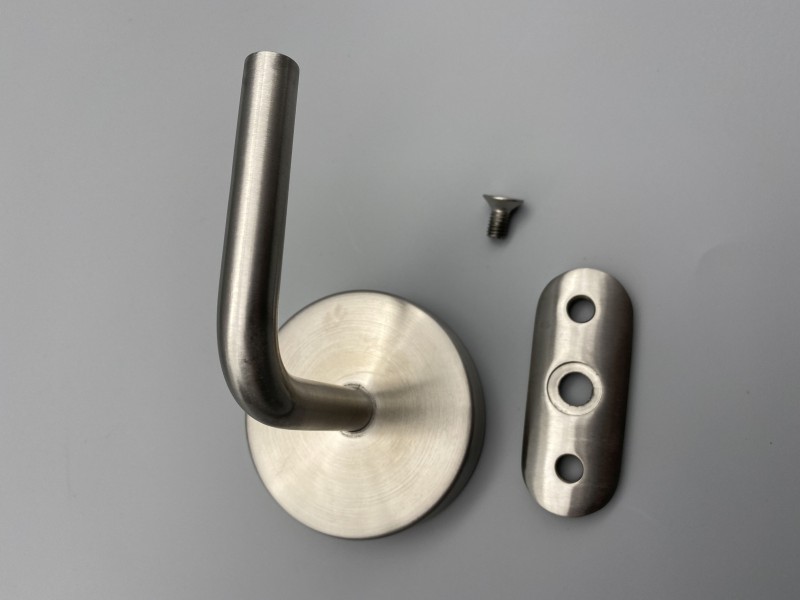 Handlaufhalter-Wand D = 42,4 Ronde D = 70 Anschraubplatte für Rohr Ø42,4