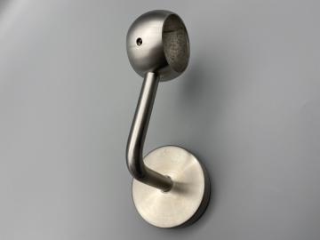 Handlaufhalter-Wand D = 42,4 Ronde D = 70 mit Kugelring für Rohr Ø42,4