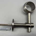 Handlaufhalter-Wand mit Kugelring D = 42,4