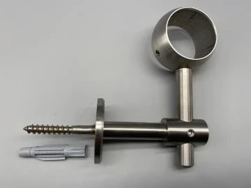 Handlaufhalter-Wand mit Kugelring D = 42,4