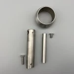 Handlaufhalter mit Kugelring  zur seitlichen Pfosten Montage 42,4