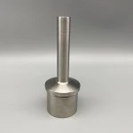Handlaufstütze -STARR- Edelstahl V2A, Handlaufträger Ø42 x 2, Rohranschluß zum Schweißen