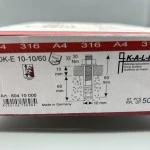 KALM Bolzenanker , Keilanker KDE 10-10/60 M10 Edelstahl A4
