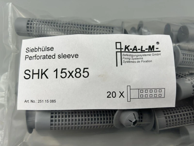 KALM Siebhülse SHK 15x85 für M10 / M12    VPE 20