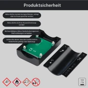 Outdoor LED SOLAR-Leuchten für Handlauf / Geländer Ø42,4 warmweiß