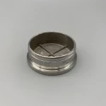 V2A Endkappe FLACH Ø42,4x2, Rohrstopfen,