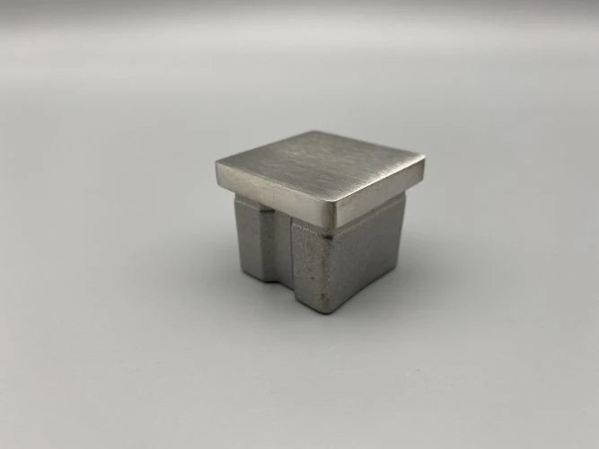 V2A Endkappe vierkant 30x30x2