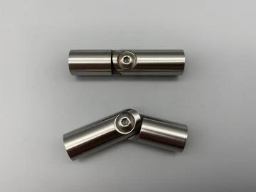 V2A Gelenkecke, Steckecke 90° für Querstab Ø12