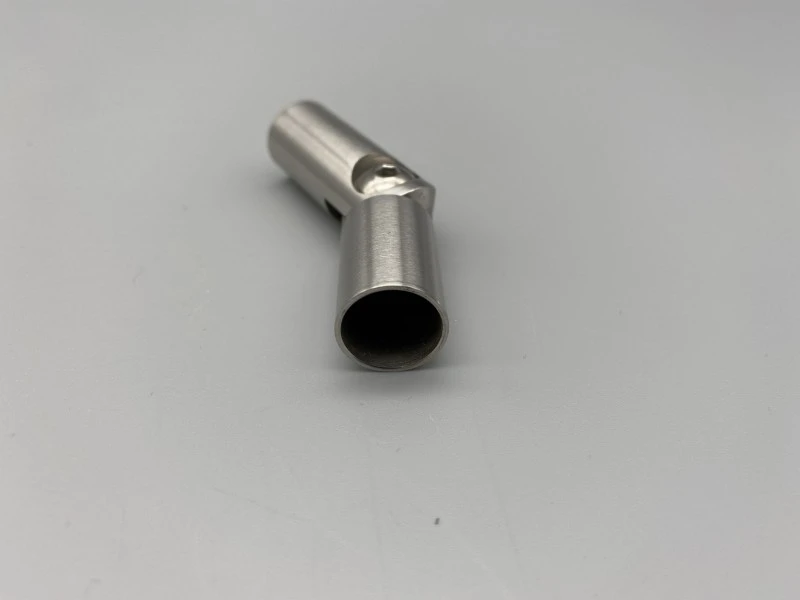 V2A Gelenkecke, Steckecke 90° für Querstab Ø12