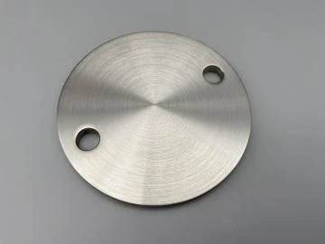 V2A Ronde Ankerplatte Ø100 x 6, 2 Loch Ø11